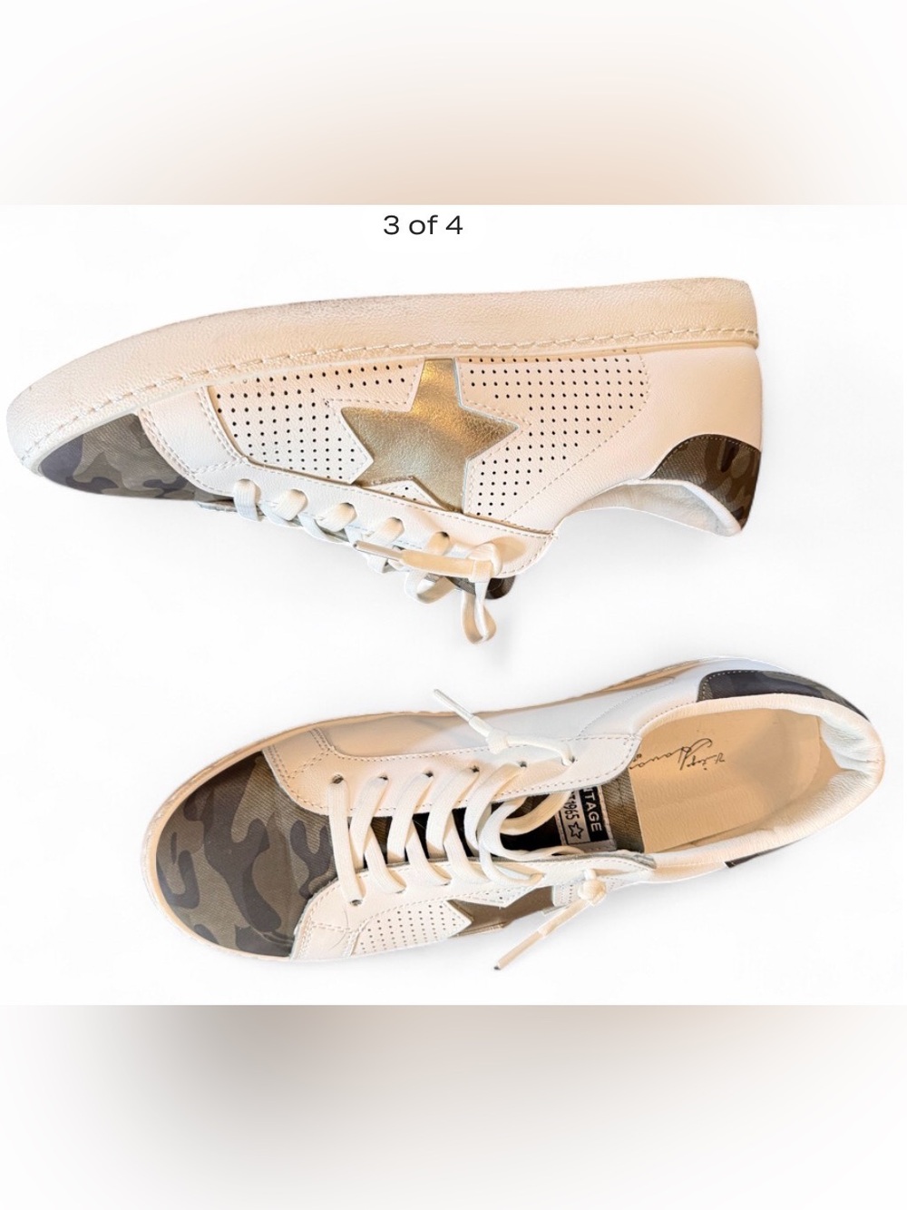 Vintage Havana White & Camo Sneakers